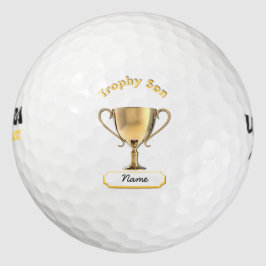 Pelotas De Golf Copa de Trofeo por un 'hijo' trofeo.