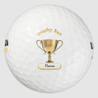 Pelotas De Golf Copa de Trofeo por un 'hijo' trofeo.