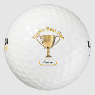 Pelotas De Golf Copa de Trofeos para el 'Mejor Hombre'.