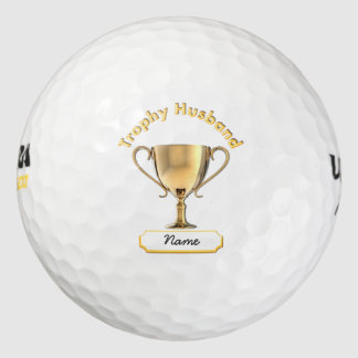 Pelotas De Golf Copa de Trofeos para un 'Esposo' trofeo.