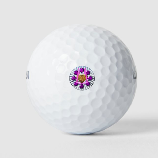 Pelotas De Golf Corazón (Anverso)