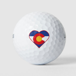 Pelotas De Golf Corazón de amor de Colorado