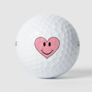 Pelotas De Golf Corazón de cara feliz
