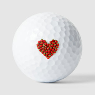 Pelotas De Golf Corazón de fresa
