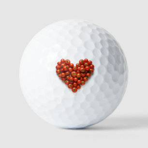 Pelotas De Golf Corazón de tomate