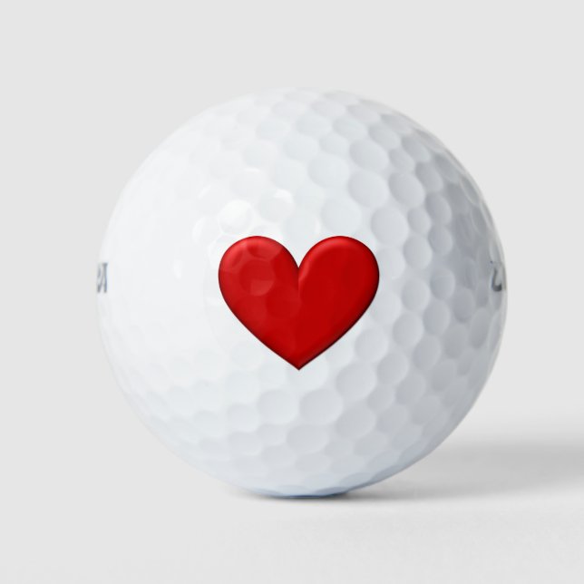 Pelotas De Golf Corazón esponjoso (Anverso)