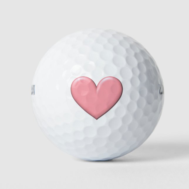 Pelotas De Golf Corazón esponjoso (Anverso)