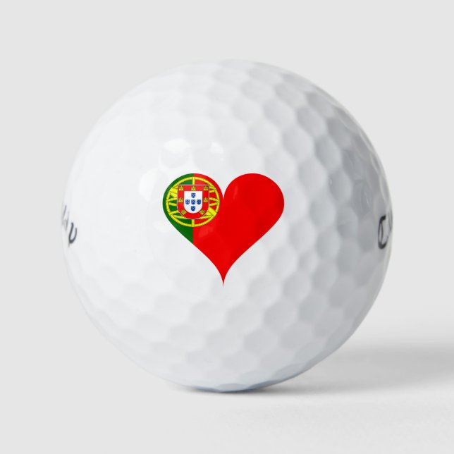 Pelotas De Golf Corazón portugués (Anverso)