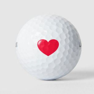 Pelotas De Golf Corazón rojo lil