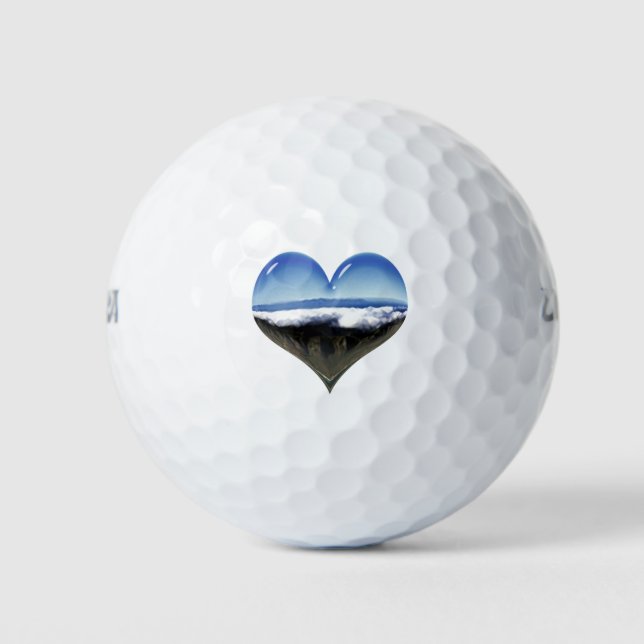 Pelotas De Golf Corazones cromados (Anverso)