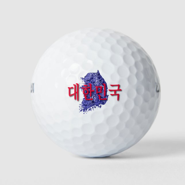 Pelotas De Golf Corea del Sur (Anverso)