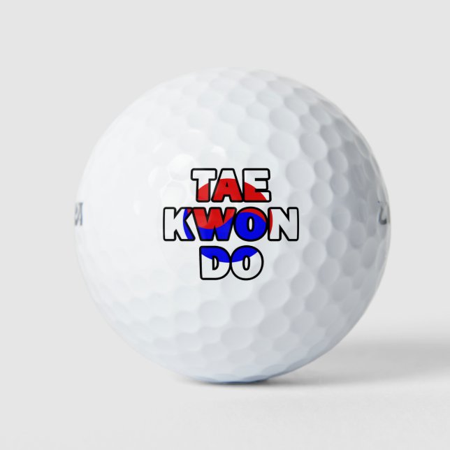 Pelotas De Golf Corea del Taekwondo (Anverso)