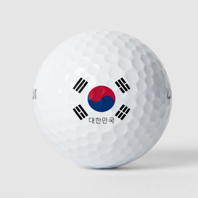 Pelotas De Golf corea sur (Anverso)