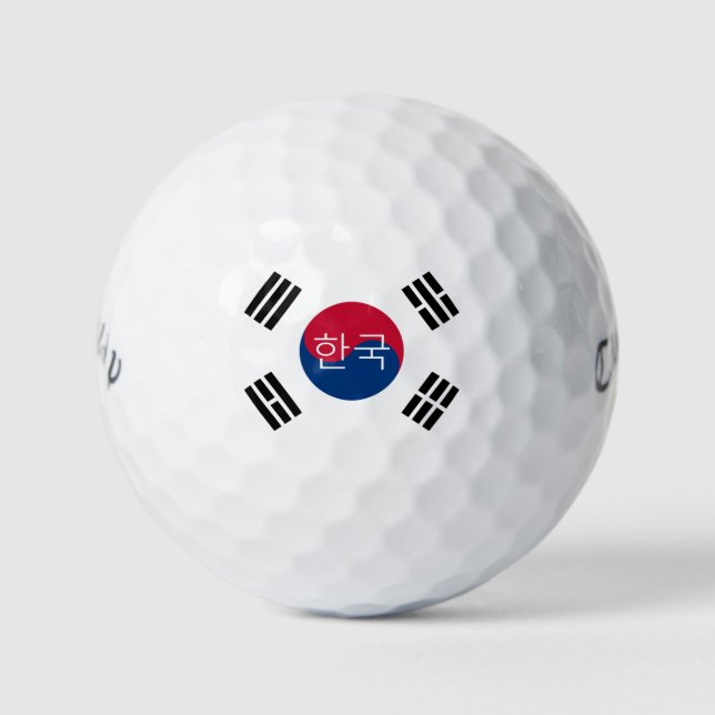 Pelotas De Golf corea sur (Anverso)