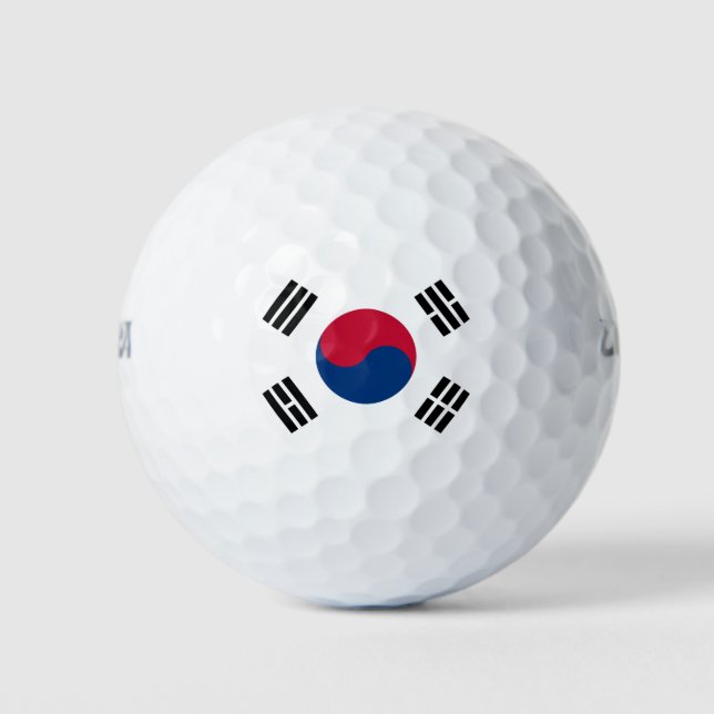 Pelotas De Golf corea sur (Anverso)