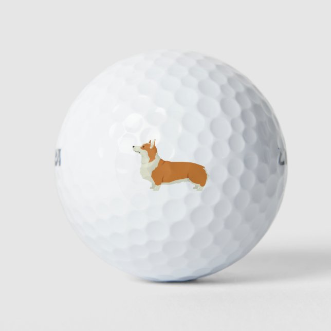 Pelotas De Golf Corgi (Anverso)