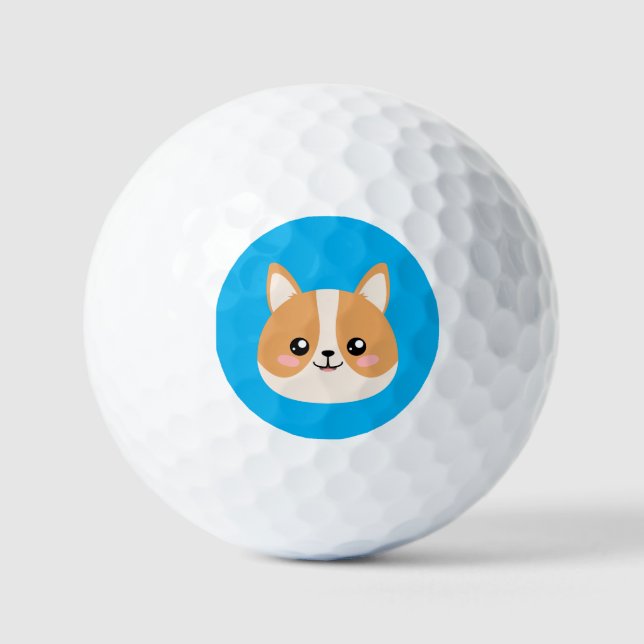 Pelotas De Golf Corgi (Anverso)