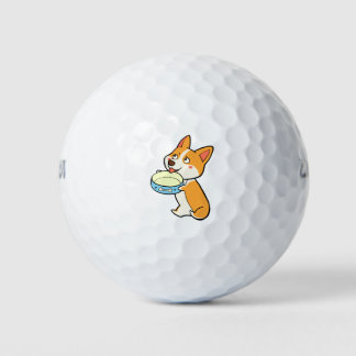 Pelotas De Golf Corgi con plato