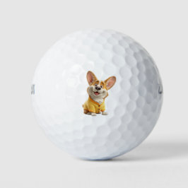 Pelotas De Golf Corgi Dog Lover Golf Balls