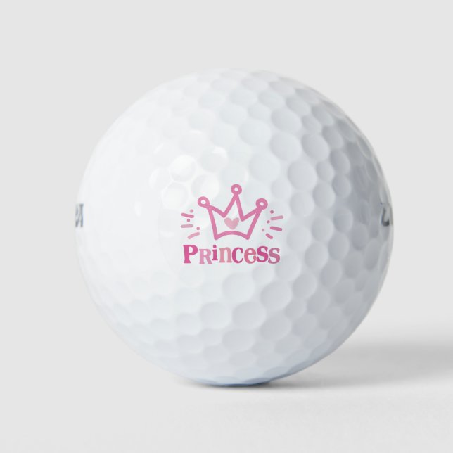 Pelotas De Golf corona princesa, tiara (Anverso)