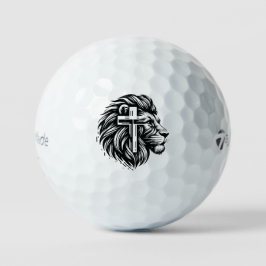 Pelotas De Golf Courage and Faith Lion Head Golf Ball