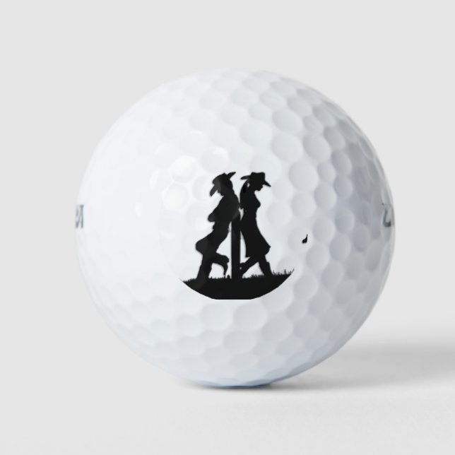 Pelotas De Golf Cowboy occidental (Anverso)