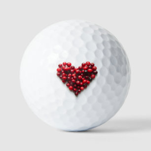Pelotas De Golf Cranberry Heart