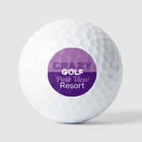 Crazy Golf Slogan, Mini Campo de Golf
