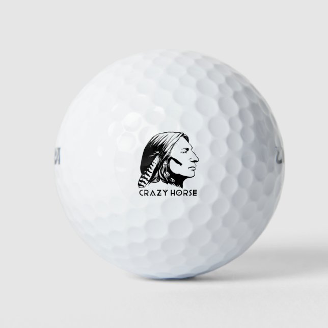 Pelotas De Golf Crazy Horse T Shirt (Anverso)