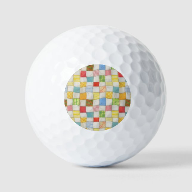 Pelotas De Golf CRAZY QUILT Golf Balls (Anverso)