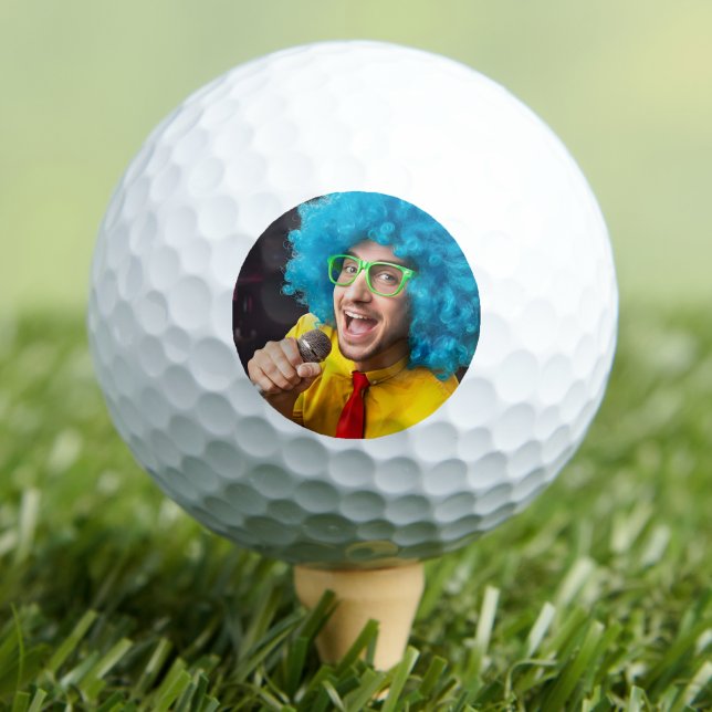 Pelotas De Golf Crea tu Propia Cara Divertida (Create your Own Photo Golf Balls)