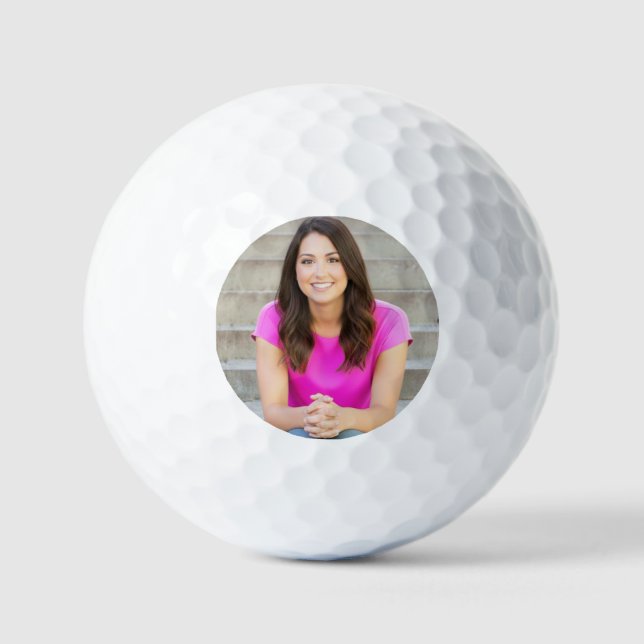 Pelotas De Golf Crea tu Propia Foto (Anverso)