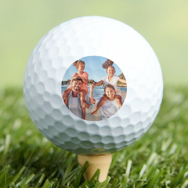 Pelotas De Golf Crea tu propia foto (Create your Own Photo Golf Balls)