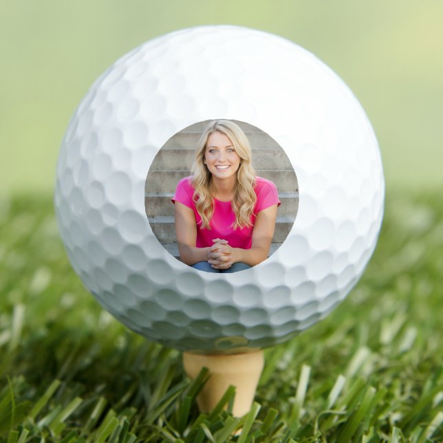 Pelotas De Golf Crea tu Propia Foto (Create your Own Photo Golf Balls)