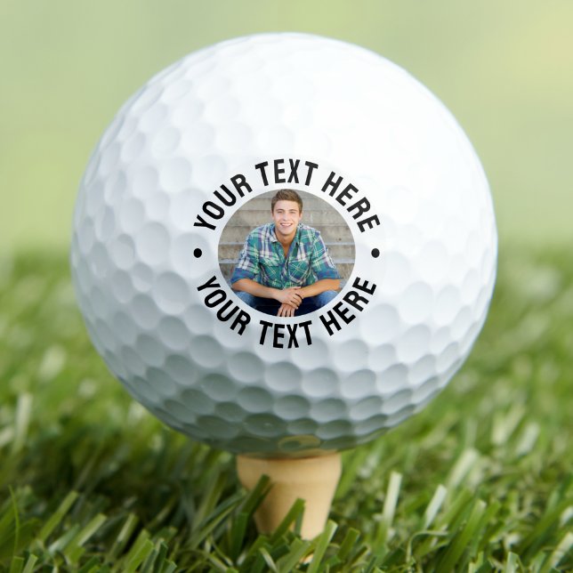 Pelotas De Golf Crea tu Propia Foto (Create your Own Photo Golf Balls)