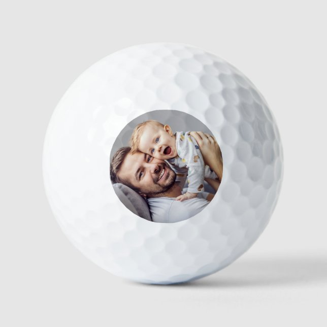 Pelotas De Golf Crea Tu Propia Foto de Papá (Anverso)