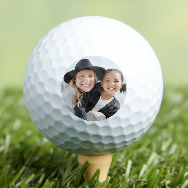 Pelotas De Golf Crea tu Propia Foto Simple (Create your Own Photo Golf Balls)