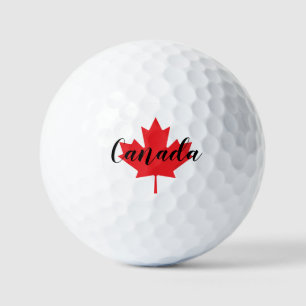 Pelotas De Golf Crea tu propia hoja de arce rojo de Canadá persona