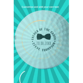 Pelotas De Golf Crea tu propio padre del regalo de Groom