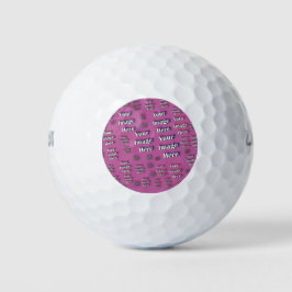 Pelotas De Golf ⛳ Crea tu propio regalo deportivo personalizado