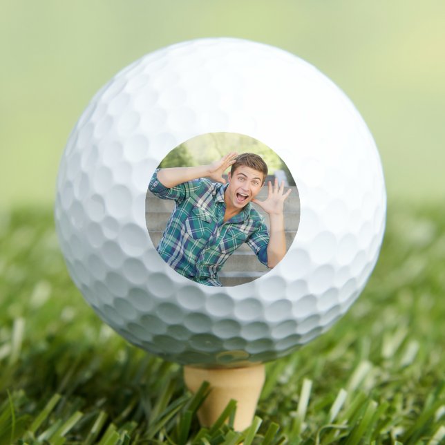 Pelotas De Golf Crea tu Propio Rostro Divertido (Create your Own Funny Face Golf Balls)