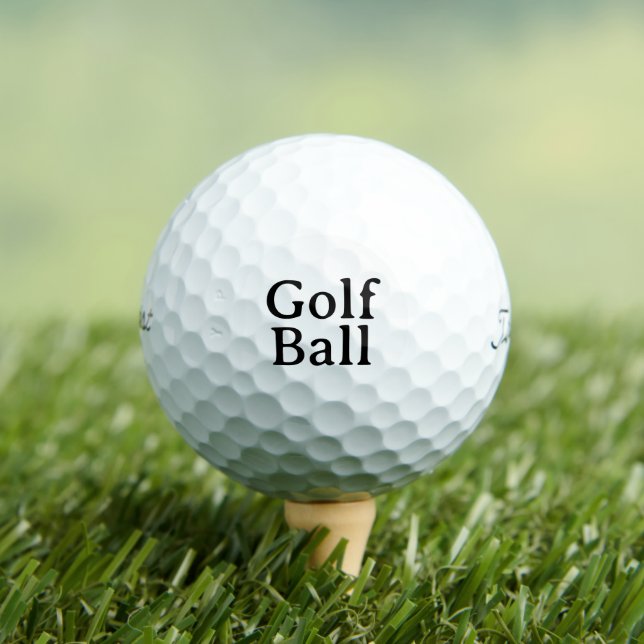 Pelotas De Golf Crea tu propio título personalizado simple Titleis (Camiseta in situ)