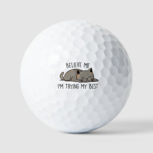 Pelotas De Golf Créanme, estoy intentando lo mejor que puedo - Dor