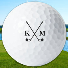 Crear golfista personalizado Iniciales de monogram