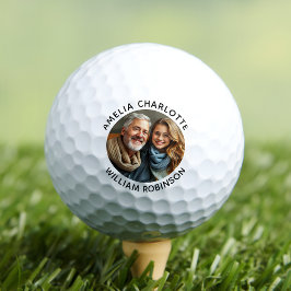 Pelotas De Golf Crear su propia foto de dos nombres
