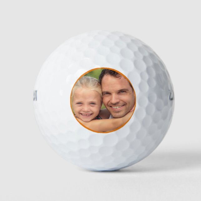 Pelotas De Golf Crear su propia plantilla de fotos (Anverso)