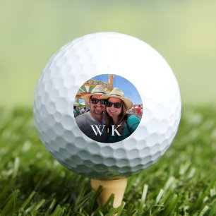 Pelotas De Golf Crear su propio monograma de fotografía de pareja