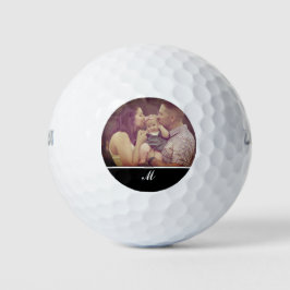 Pelotas De Golf Crear su propio monograma fotográfico inicial