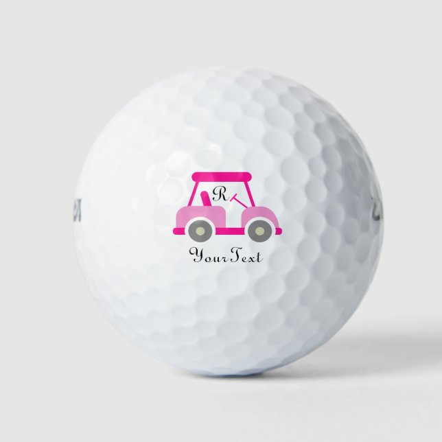 Pelotas De Golf Crear su propio monograma Personalizado (Anverso)
