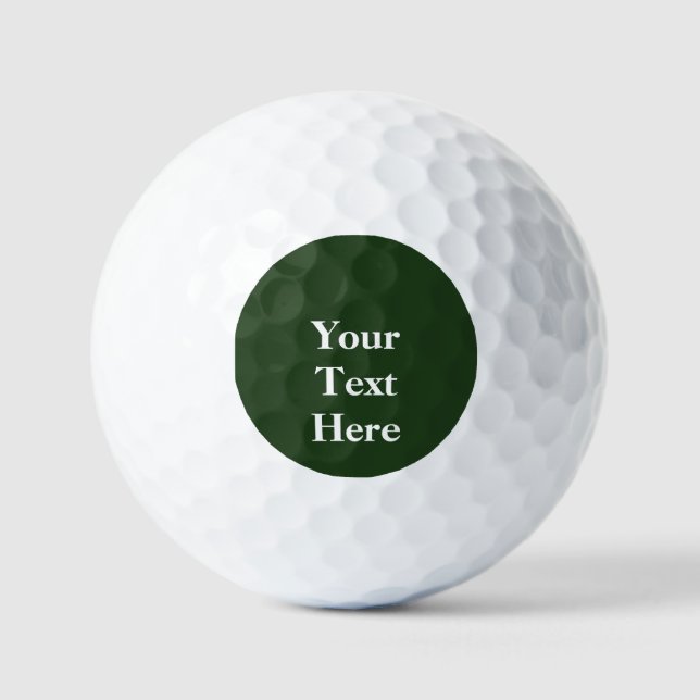Pelotas De Golf Crear su propio texto Personalizado (Anverso)